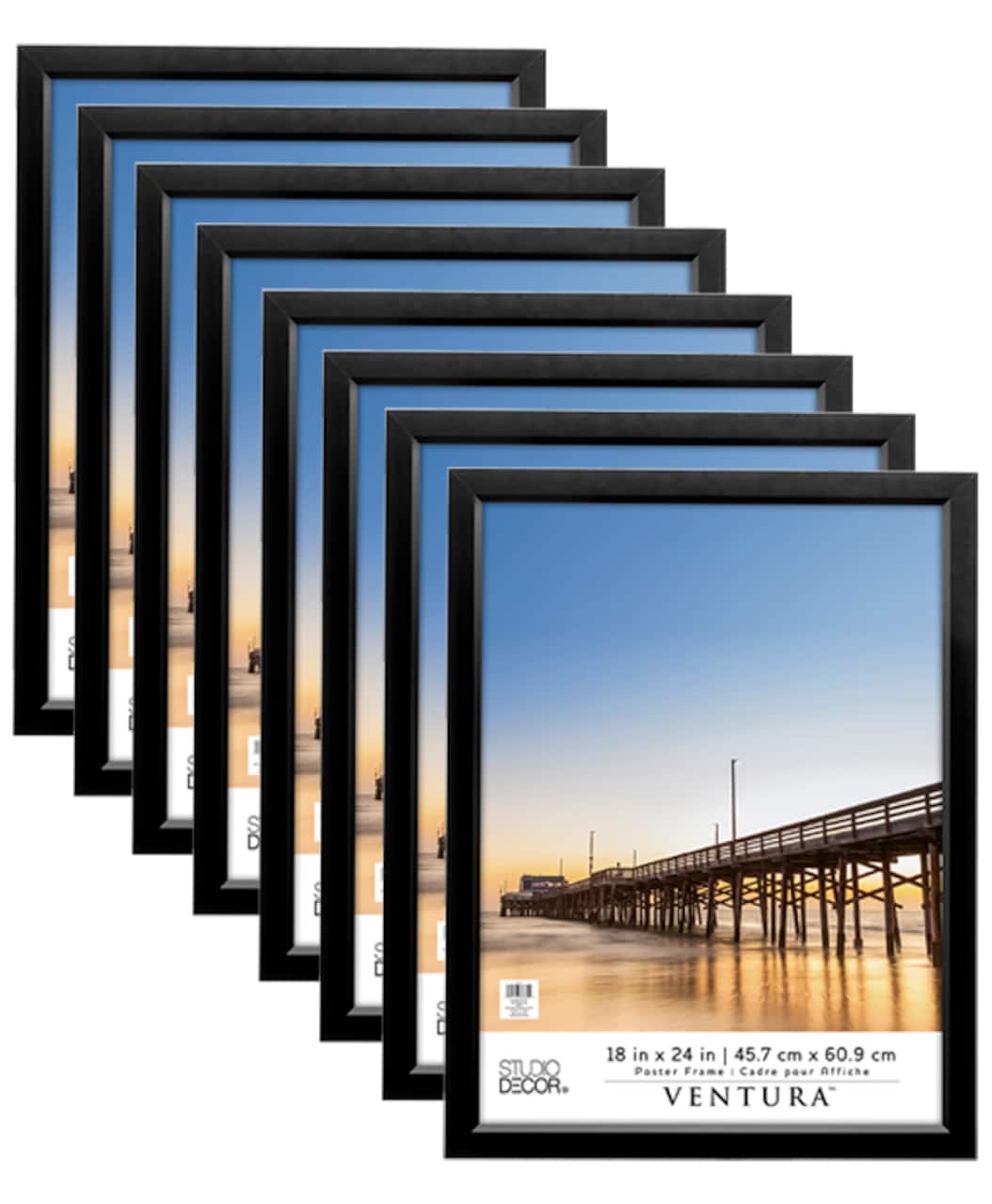 8 Pack: Black Poster Frame, Ventura™ by Studio Décor®